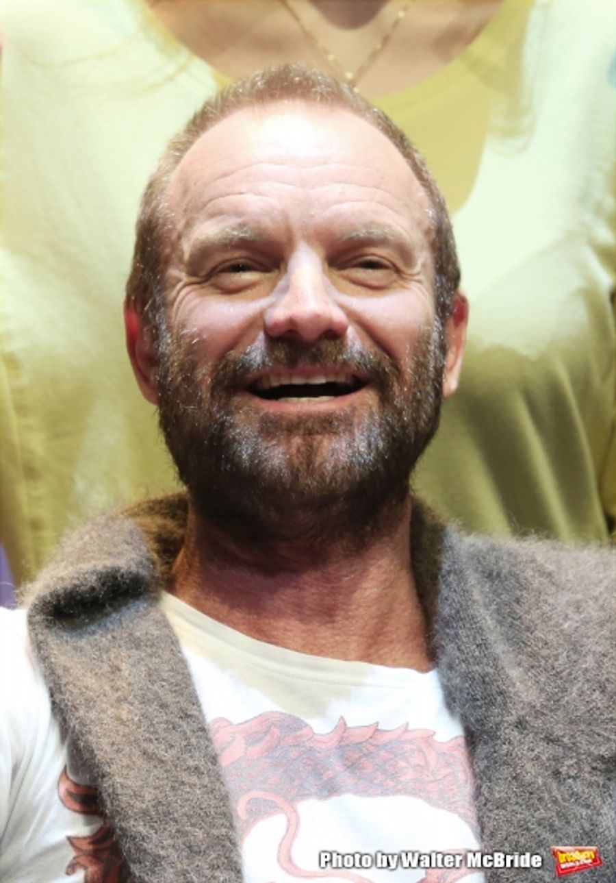 Photo Coverage: Sting and THE LAST SHIP Company Sign Cast Albums at the Neil Simon Theatre! Image