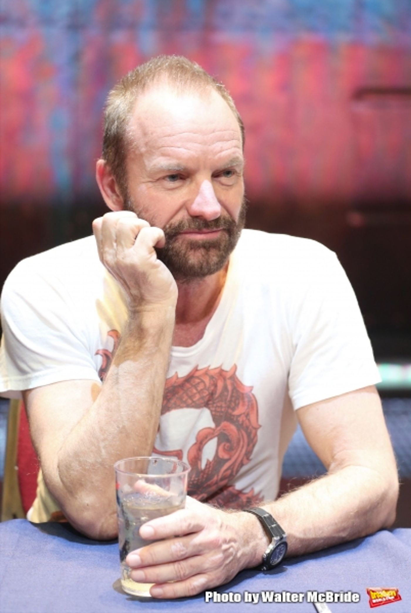 Photo Coverage: Sting and THE LAST SHIP Company Sign Cast Albums at the Neil Simon Theatre!  Image