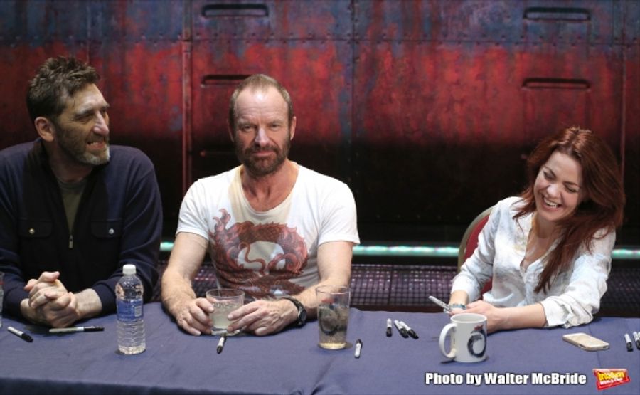 Photo Coverage: Sting and THE LAST SHIP Company Sign Cast Albums at the Neil Simon Theatre! Image