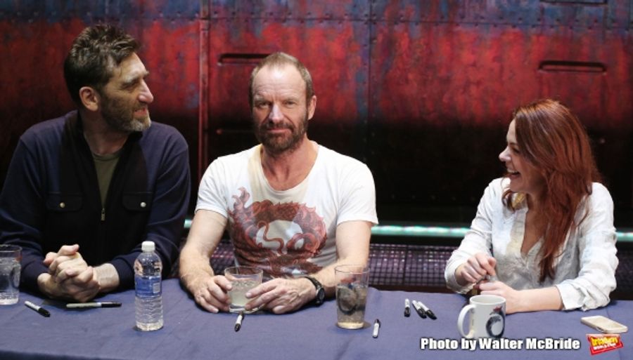 Photo Coverage: Sting and THE LAST SHIP Company Sign Cast Albums at the Neil Simon Theatre! Image