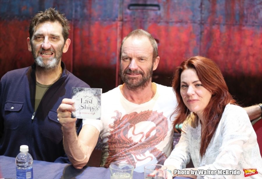 Photo Coverage: Sting and THE LAST SHIP Company Sign Cast Albums at the Neil Simon Theatre! Image