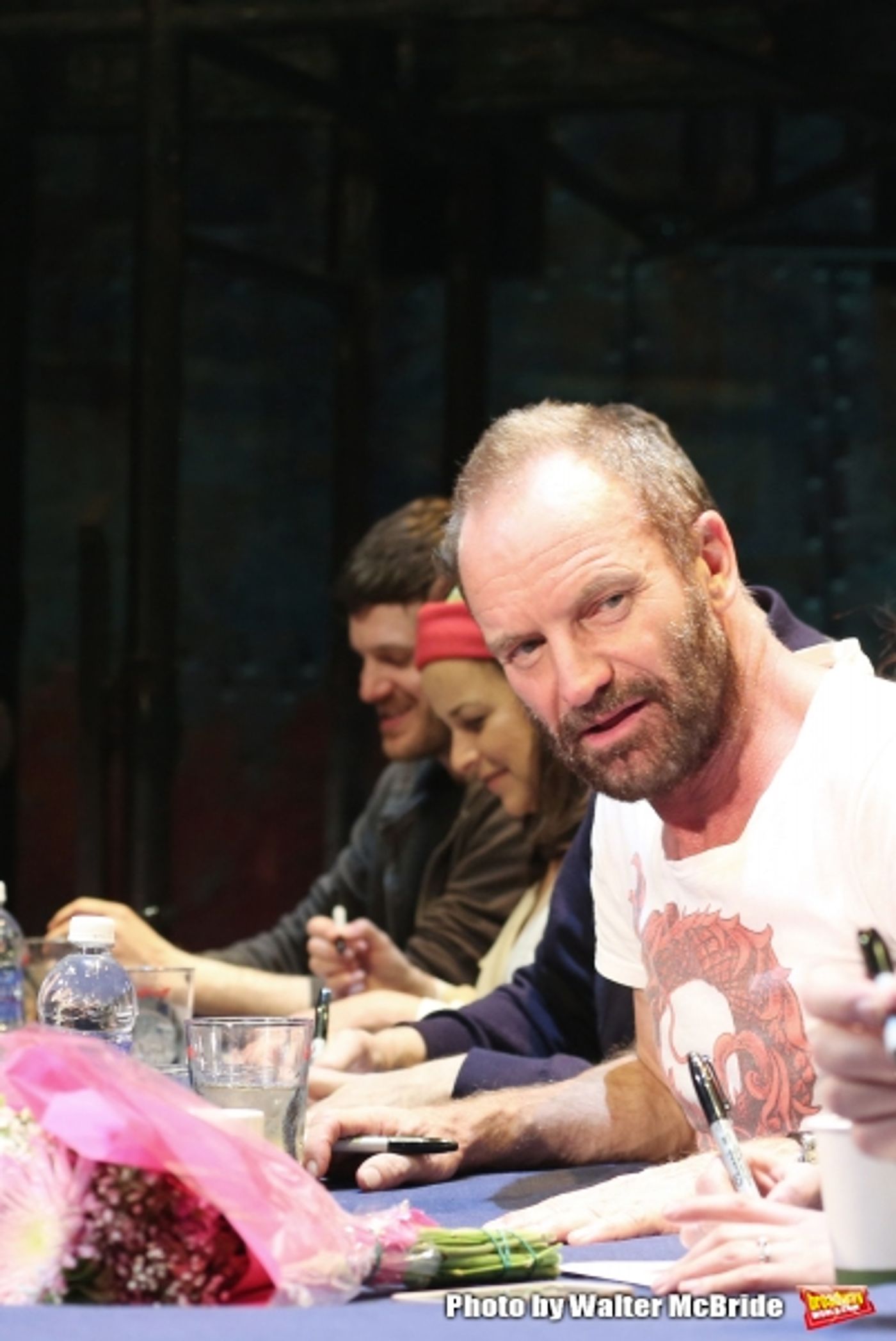 Photo Coverage: Sting and THE LAST SHIP Company Sign Cast Albums at the Neil Simon Theatre!  Image