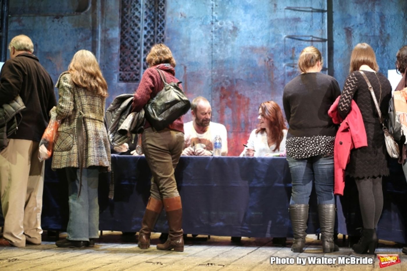 Photo Coverage: Sting and THE LAST SHIP Company Sign Cast Albums at the Neil Simon Theatre!  Image