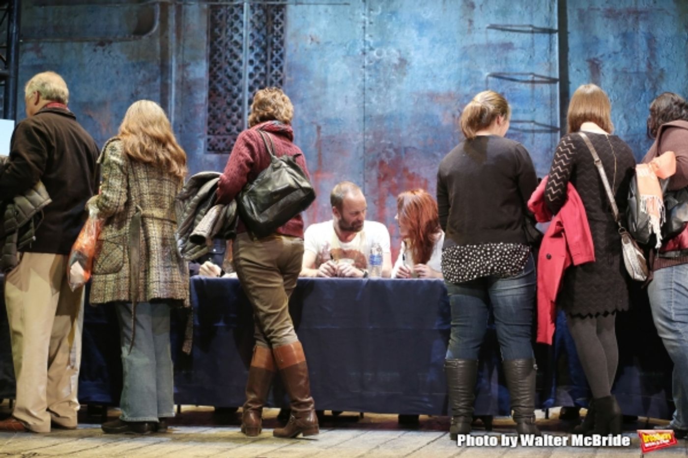 Photo Coverage: Sting and THE LAST SHIP Company Sign Cast Albums at the Neil Simon Theatre!  Image