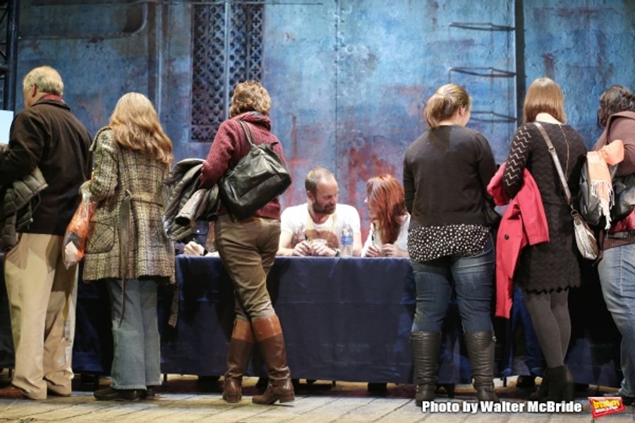 Photo Coverage: Sting and THE LAST SHIP Company Sign Cast Albums at the Neil Simon Theatre! Image