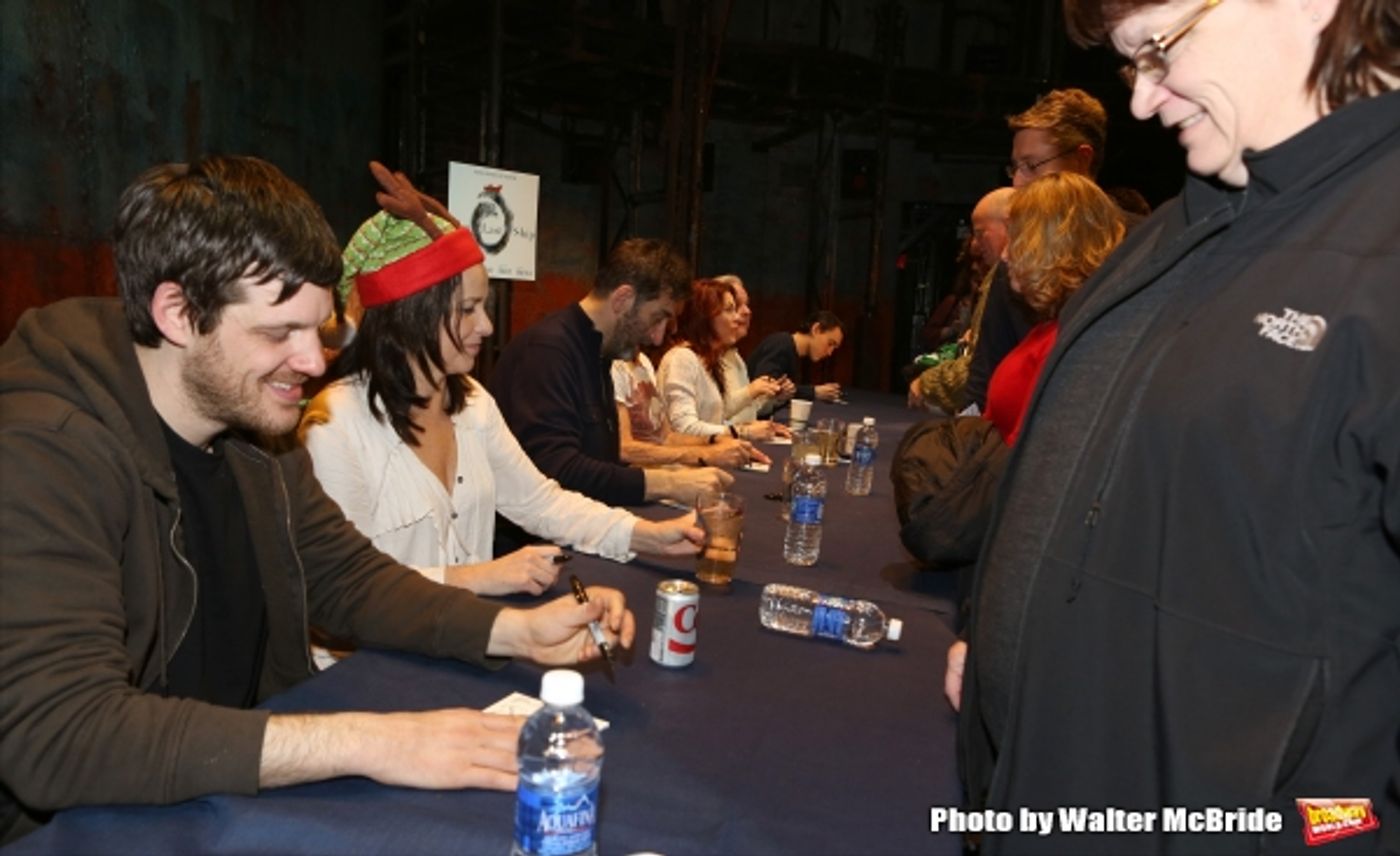 Photo Coverage: Sting and THE LAST SHIP Company Sign Cast Albums at the Neil Simon Theatre!  Image