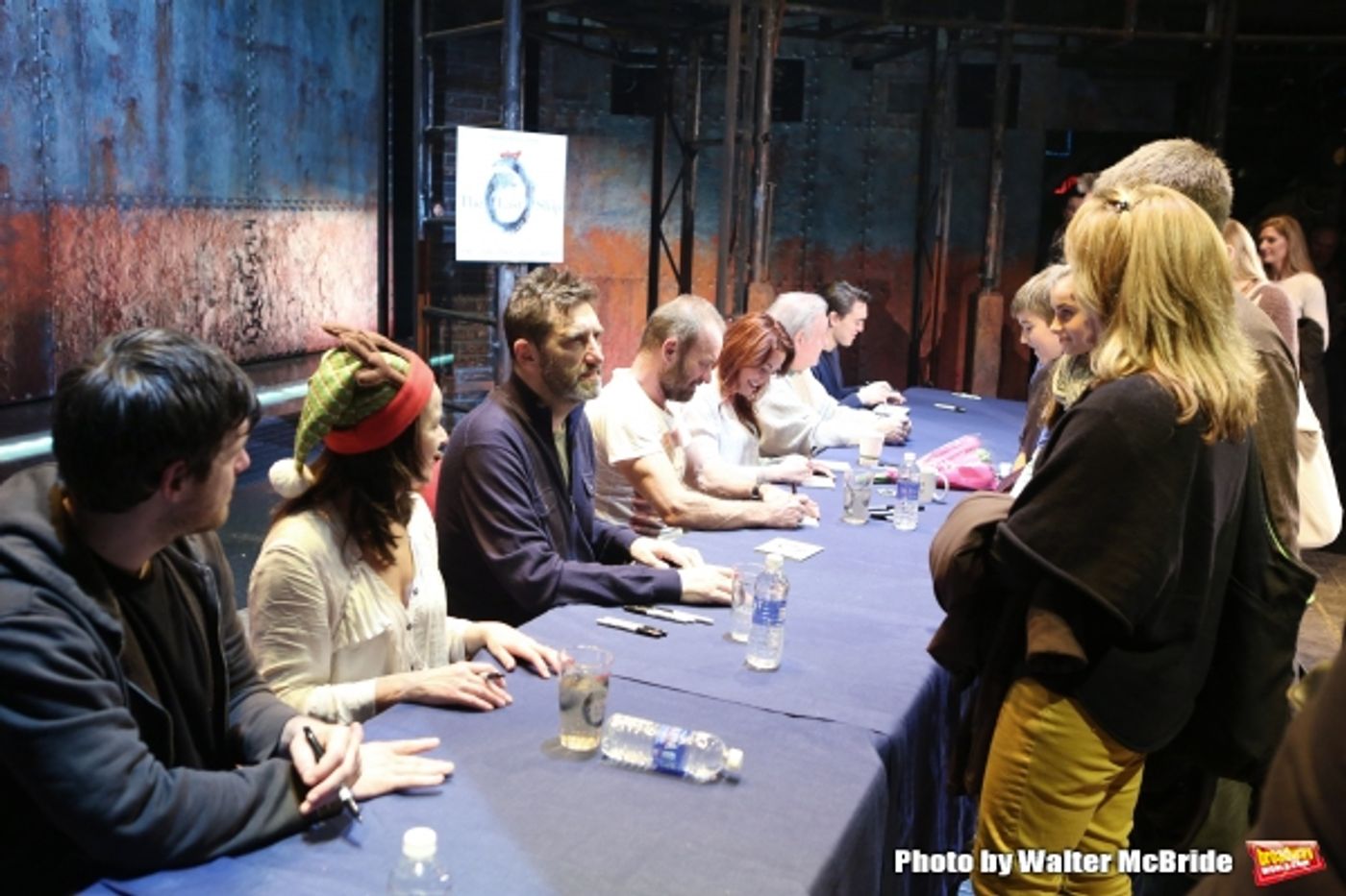 Photo Coverage: Sting and THE LAST SHIP Company Sign Cast Albums at the Neil Simon Theatre!  Image