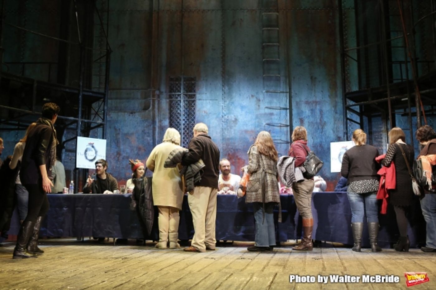 Photo Coverage: Sting and THE LAST SHIP Company Sign Cast Albums at the Neil Simon Theatre!  Image