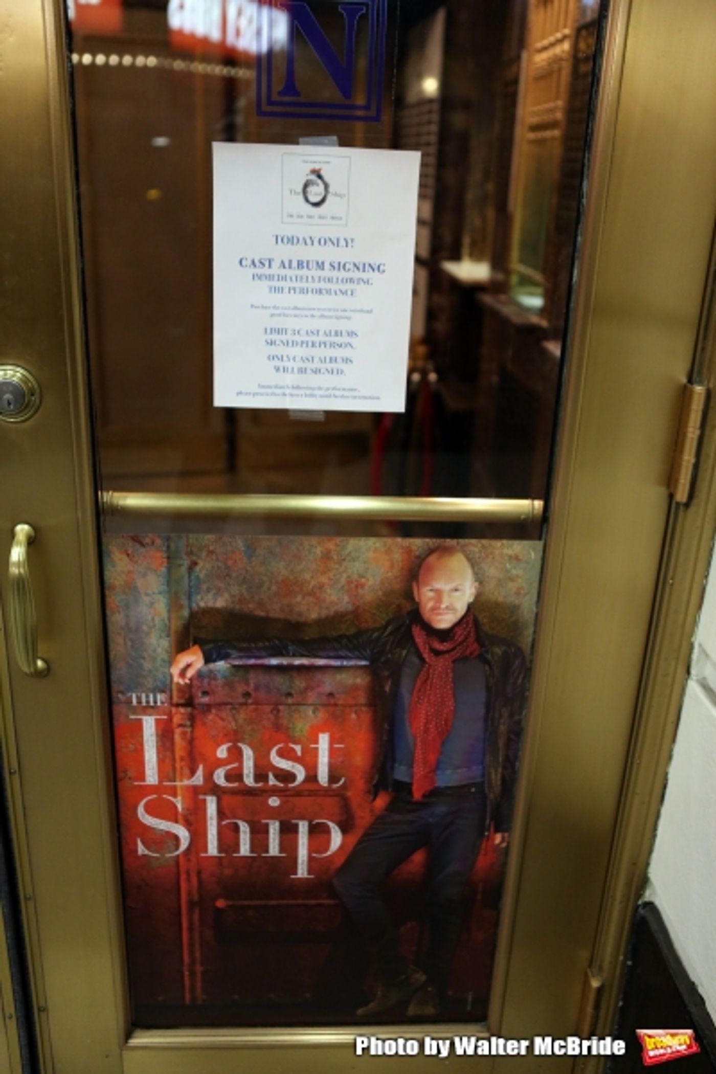 Photo Coverage: Sting and THE LAST SHIP Company Sign Cast Albums at the Neil Simon Theatre!  Image