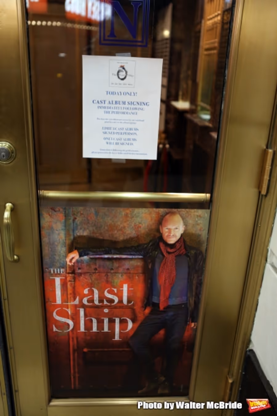 Photo Coverage: Sting and THE LAST SHIP Company Sign Cast Albums at the Neil Simon Theatre! Image