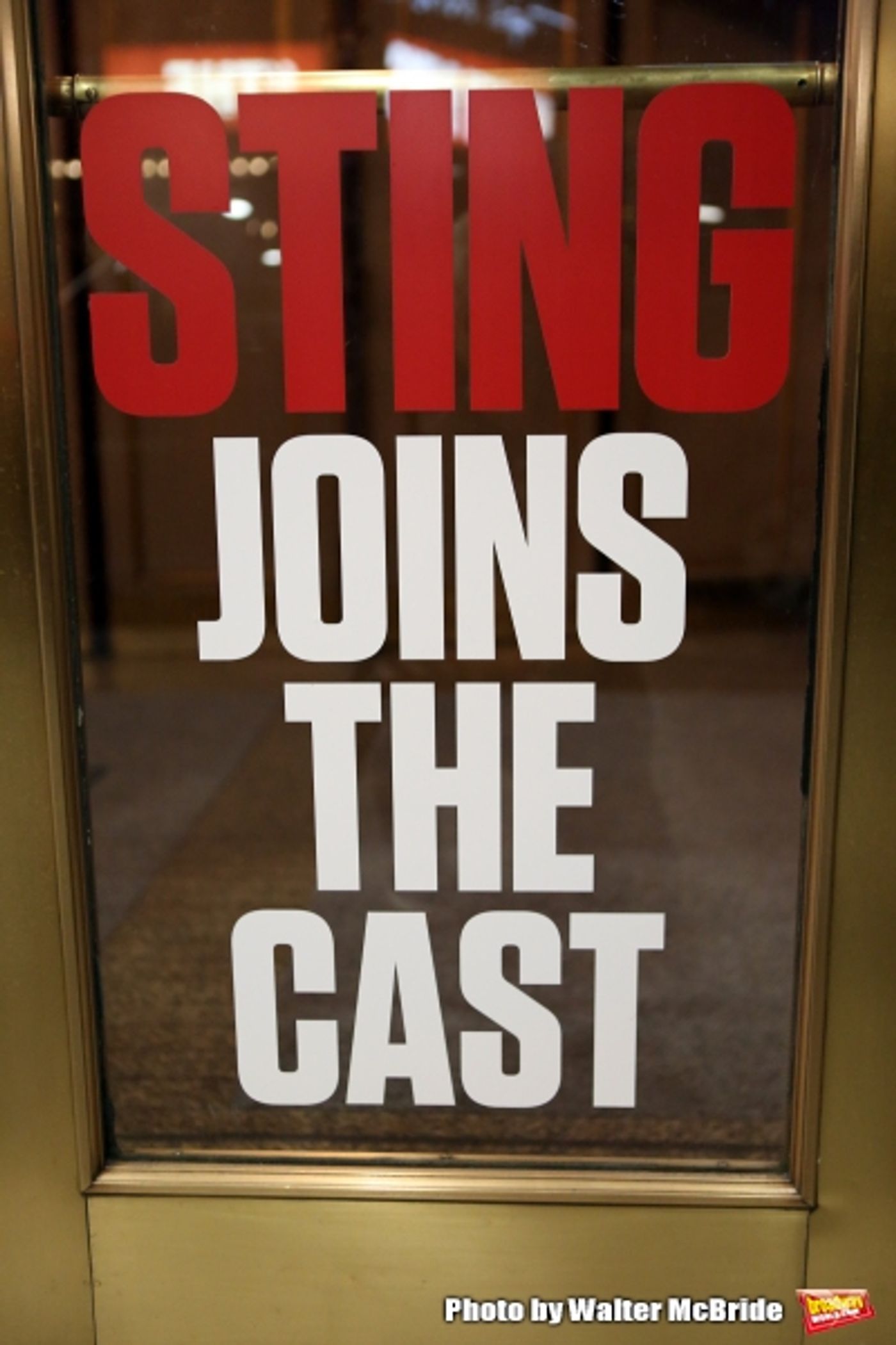 Photo Coverage: Sting and THE LAST SHIP Company Sign Cast Albums at the Neil Simon Theatre!  Image