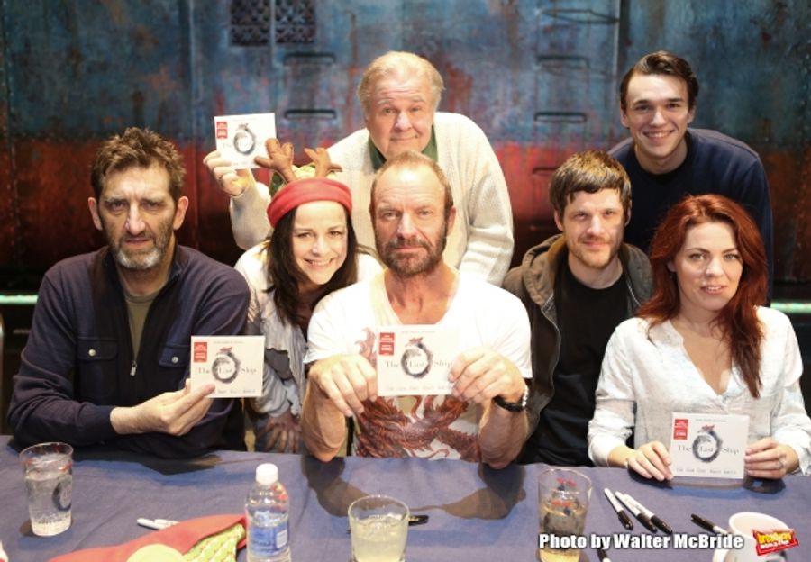 Photo Coverage: Sting and THE LAST SHIP Company Sign Cast Albums at the Neil Simon Theatre! Image