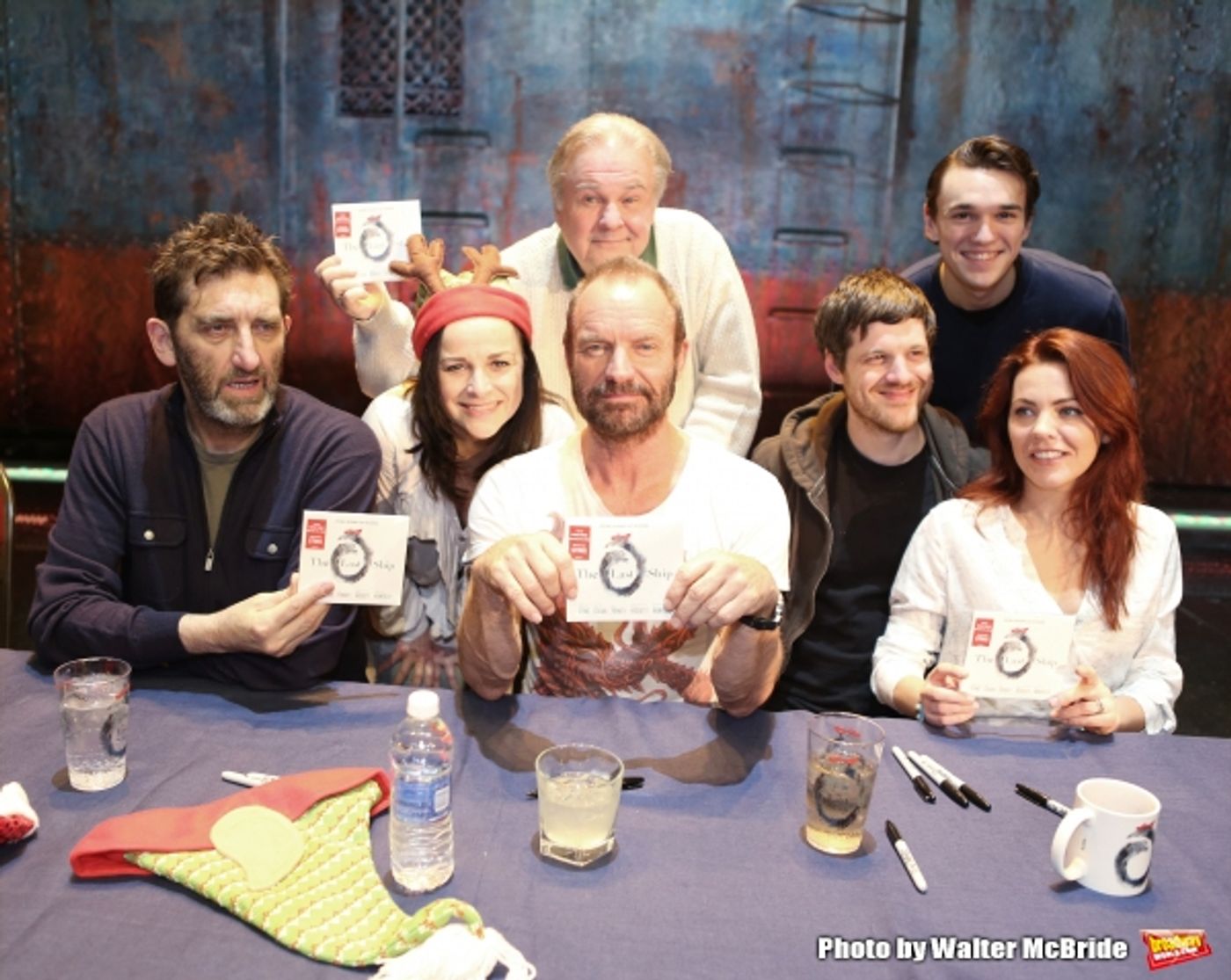 Photo Coverage: Sting and THE LAST SHIP Company Sign Cast Albums at the Neil Simon Theatre!  Image