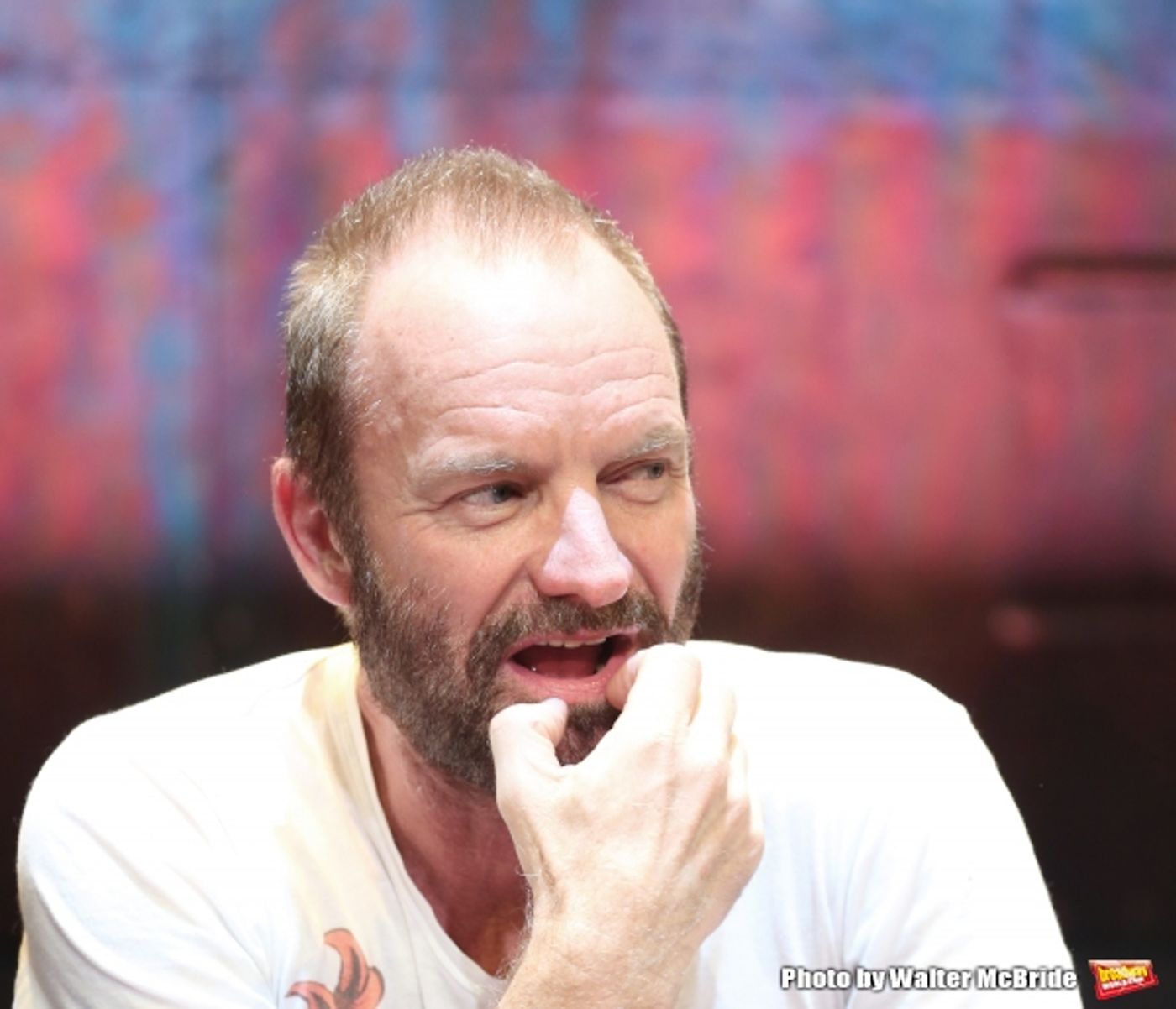 Photo Coverage: Sting and THE LAST SHIP Company Sign Cast Albums at the Neil Simon Theatre!  Image