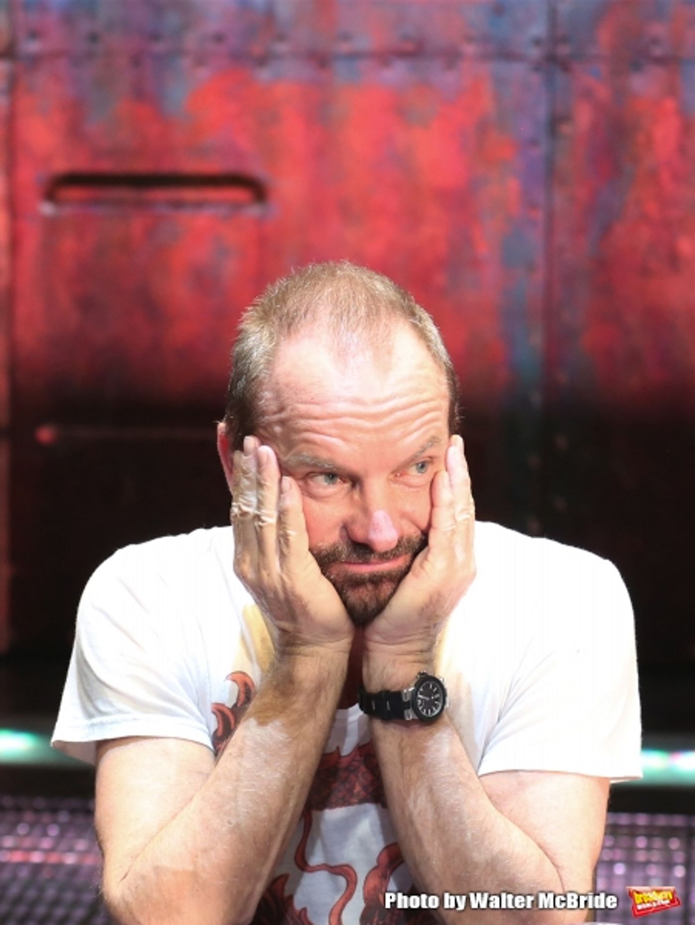 Photo Coverage: Sting and THE LAST SHIP Company Sign Cast Albums at the Neil Simon Theatre!  Image