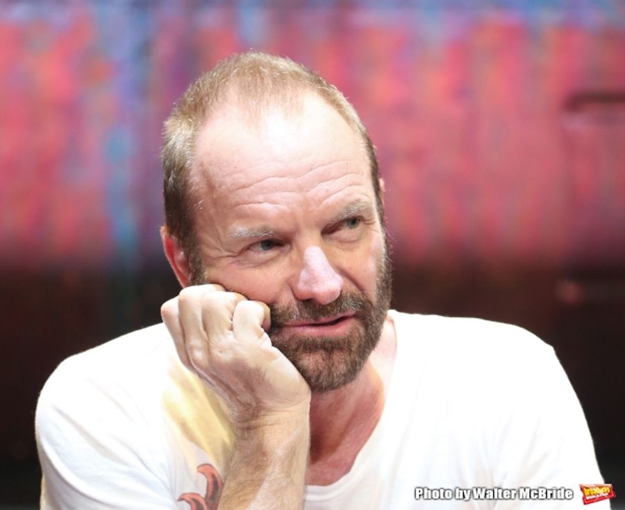 Photo Coverage: Sting and THE LAST SHIP Company Sign Cast Albums at the Neil Simon Theatre! Image