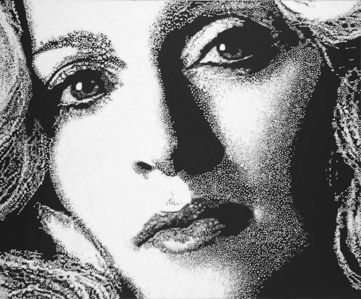 Madonna at Sneak Peek at Pro Pool Player and Artist, Max Eberle's Latest Work