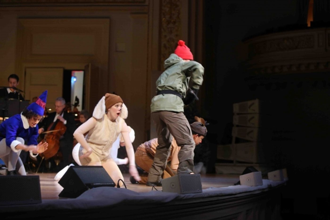 Photo Coverage: In Rehearsal for New York Pops' RUDOLPH THE RED-NOSED REINDEER  Image