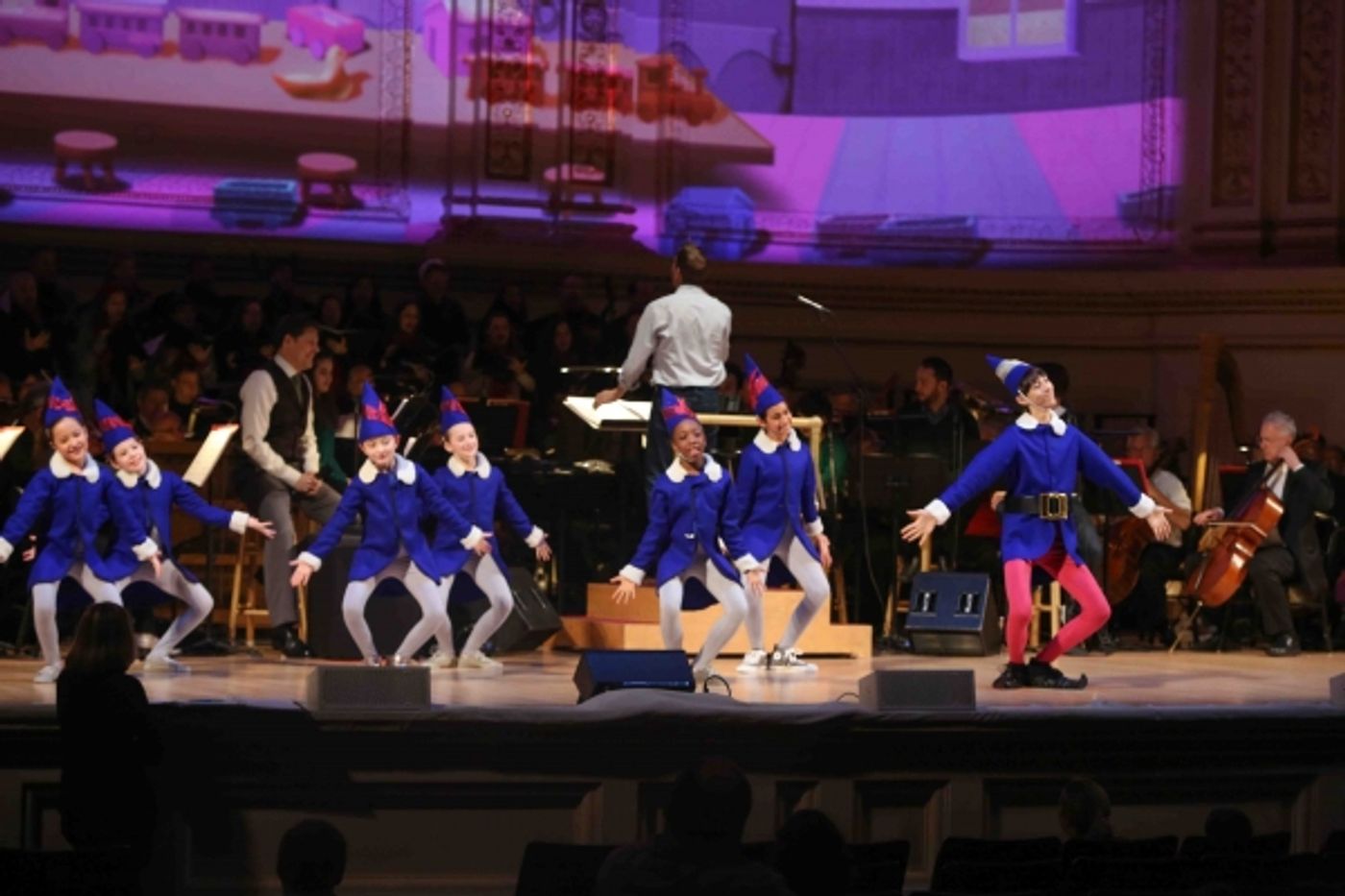 Photo Coverage: In Rehearsal for New York Pops' RUDOLPH THE RED-NOSED REINDEER  Image