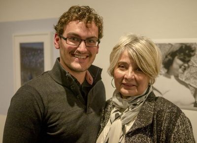 Montgomery Sutton (playwright) and Ruth Cantrell (director) Photo