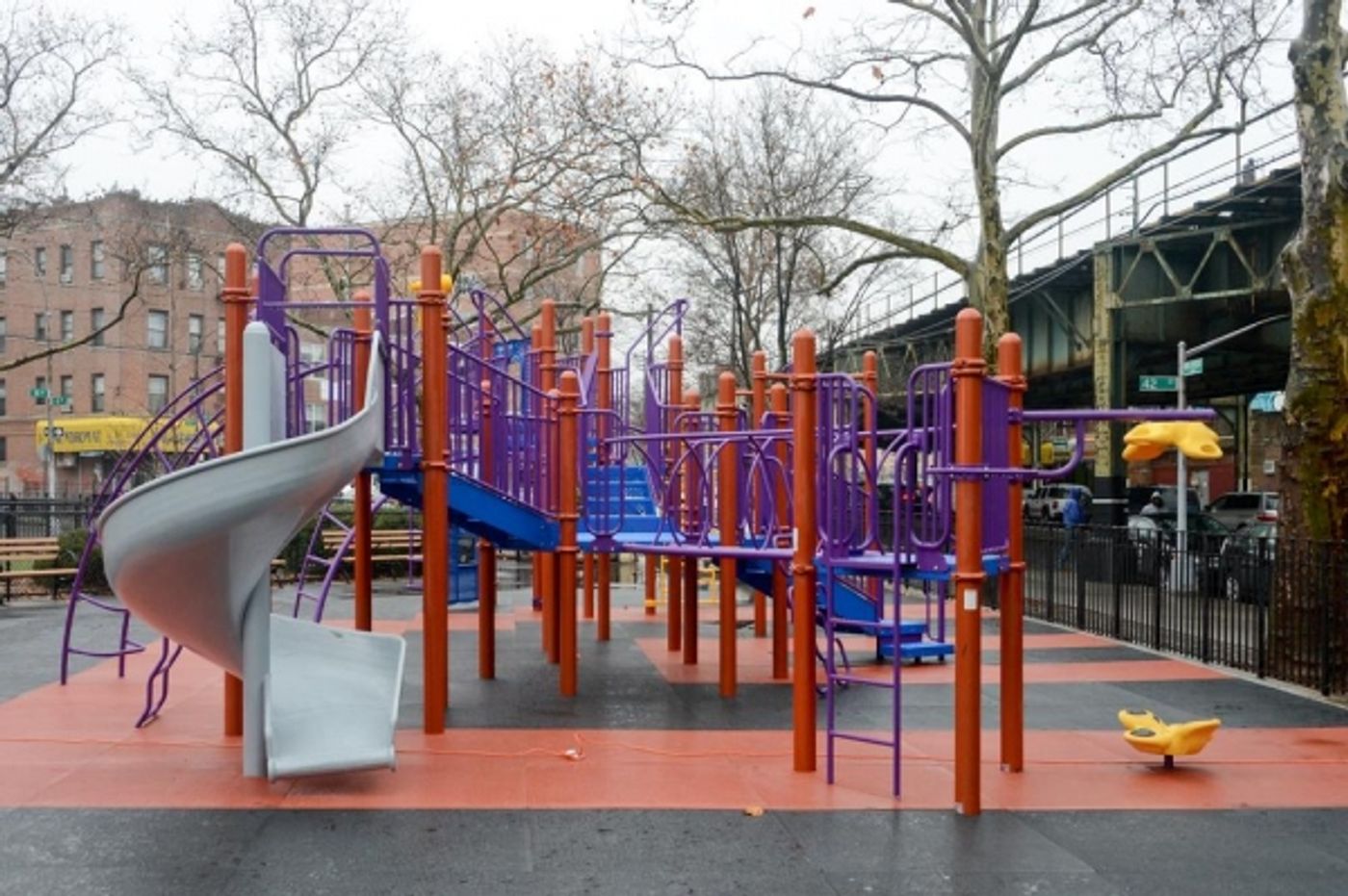 Photo Flash: NYC Parks Cuts Ribbon on Nicholas A. Brizzi Playground Reno in Borough Park Photo Flash: NYC Parks Cuts Ribbon on Nicholas A. Brizzi Playground Reno in Borough Park Image