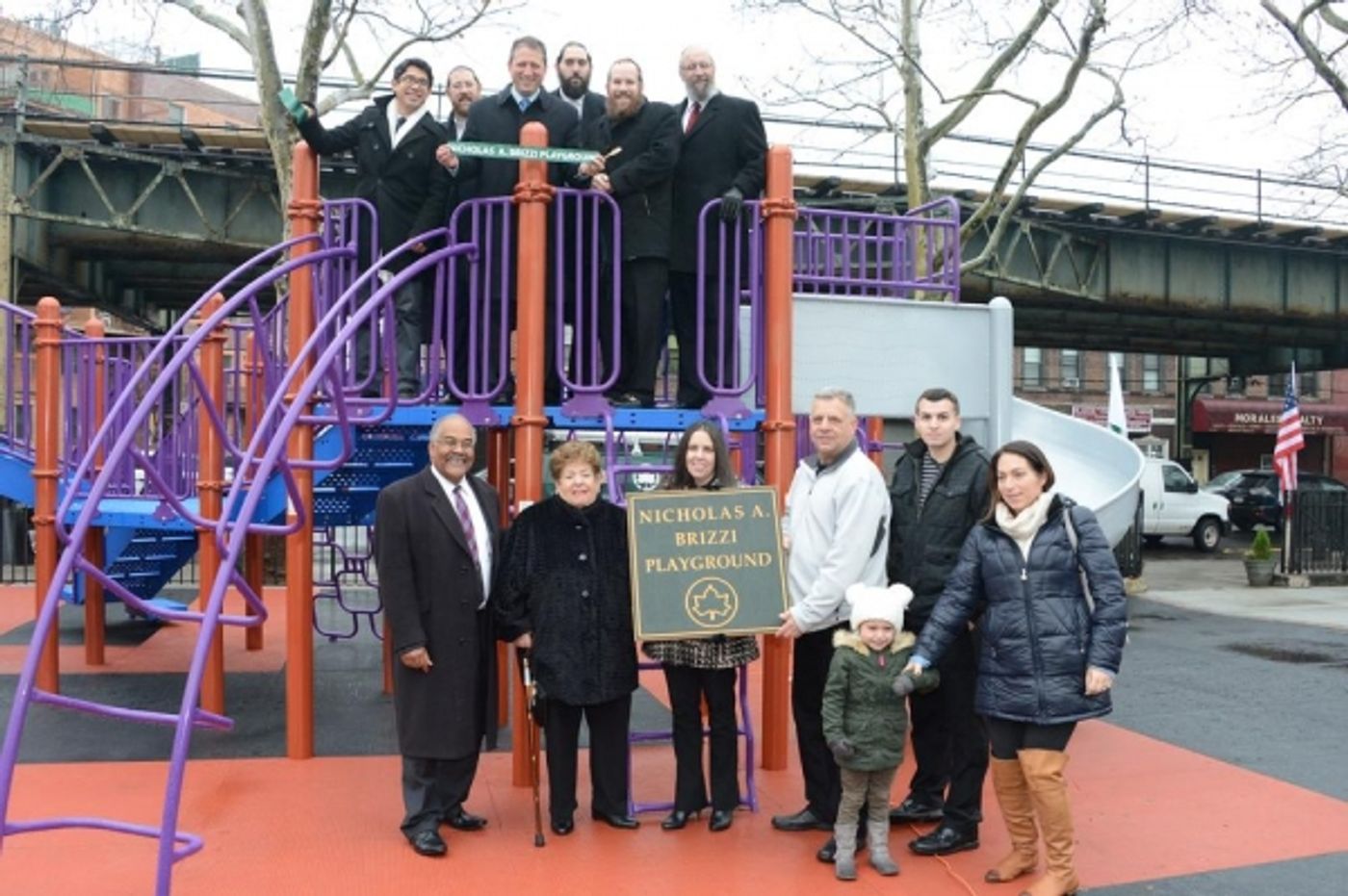 Photo Flash: NYC Parks Cuts Ribbon on Nicholas A. Brizzi Playground Reno in Borough Park Photo Flash: NYC Parks Cuts Ribbon on Nicholas A. Brizzi Playground Reno in Borough Park Image