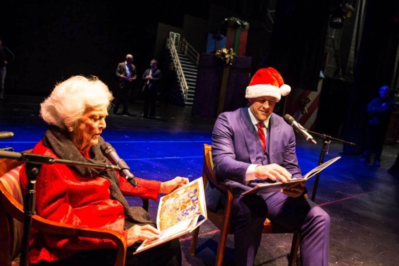 Photo Flash: JJ Watt and Barbara Bush Read 'TWAS THE NIGHT BEFORE CHRISTMAS at Radio City Christmas Spectacular  Image