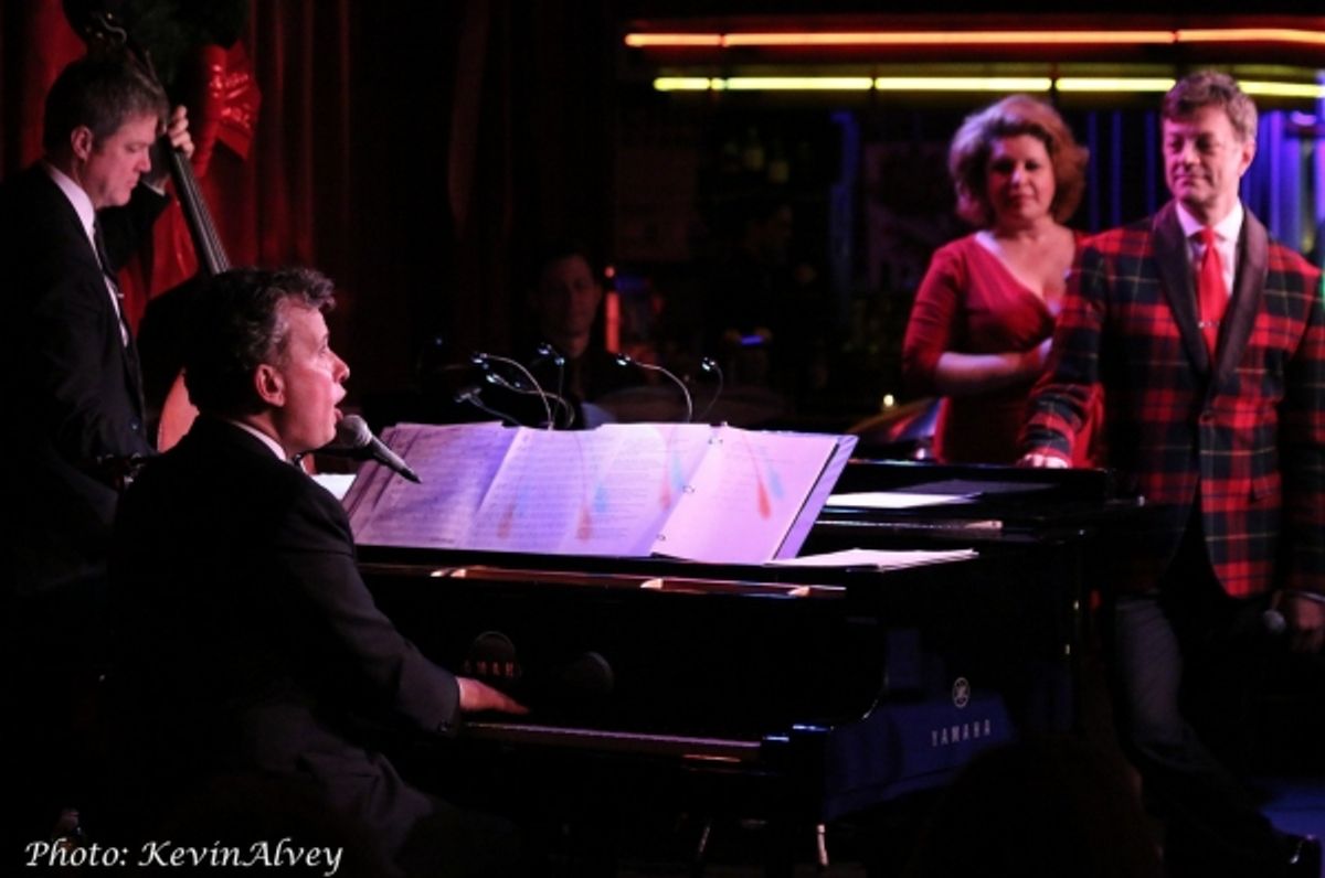 Billy Stritch, Klea Blackhurst, Jim Caruso at 