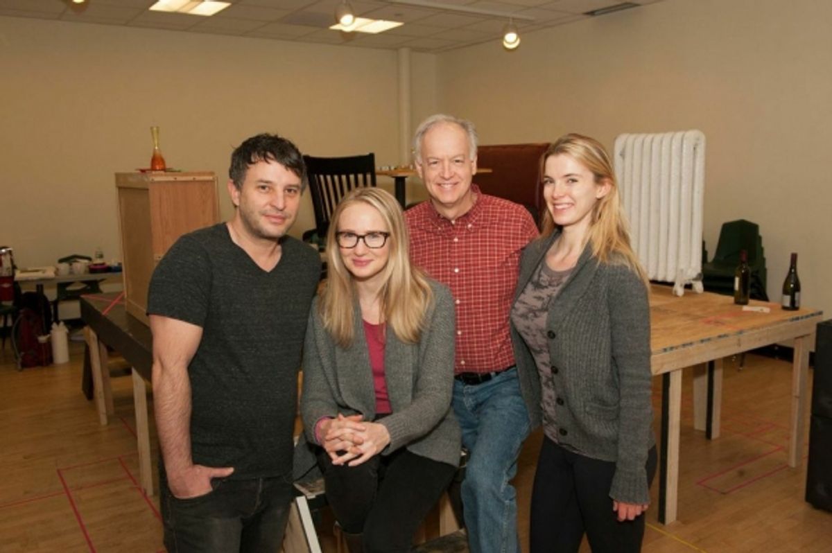 Trip Cullman, Halley Feiffer, Reed Birney,  Betty Gilpin at 