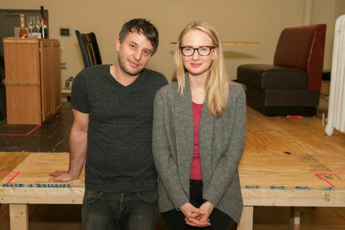 Photo Flash: In Rehearsal for Atlantic Theater Company's I'M GONNA PRAY FOR YOU SO HARD with Reed Birney & Betty Gilpin  Image