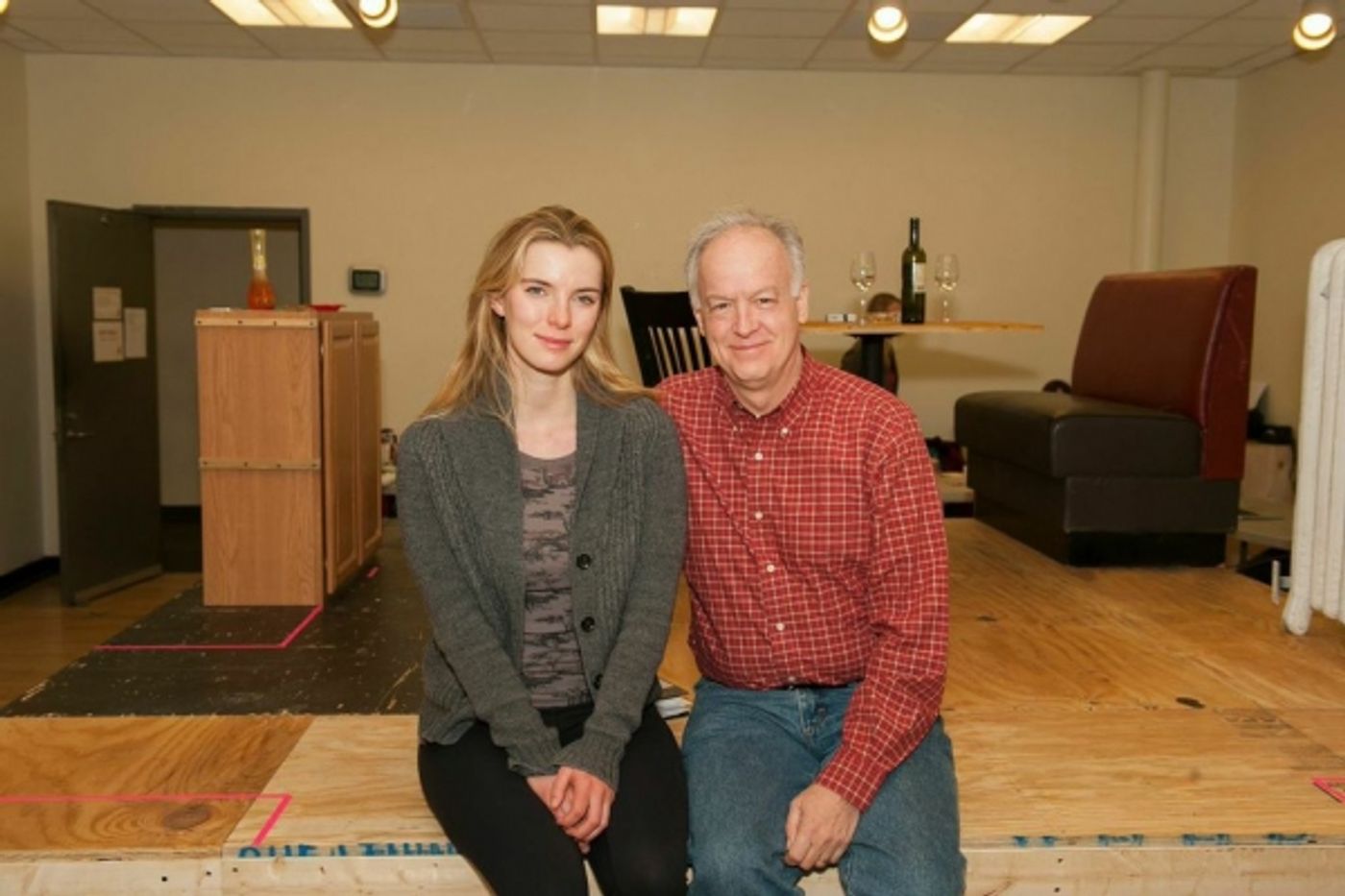 Photo Flash: In Rehearsal for Atlantic Theater Company's I'M GONNA PRAY FOR YOU SO HARD with Reed Birney & Betty Gilpin  Image