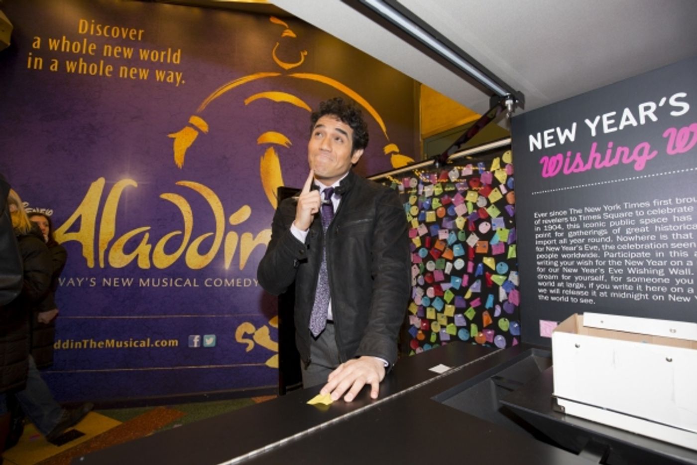 Photo Flash: Happy New Year! ALADDIN Cast Preps for 2015 in Times Square  Image