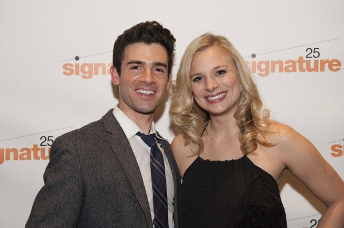 Adam Kantor (Eddie) and Tess Soltau (Elyse) at 