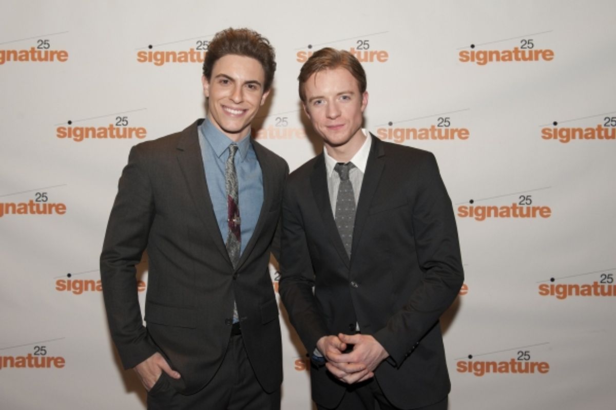 Derek Klena (Boogie) and Matthew James Thomas (Fenwick) at 