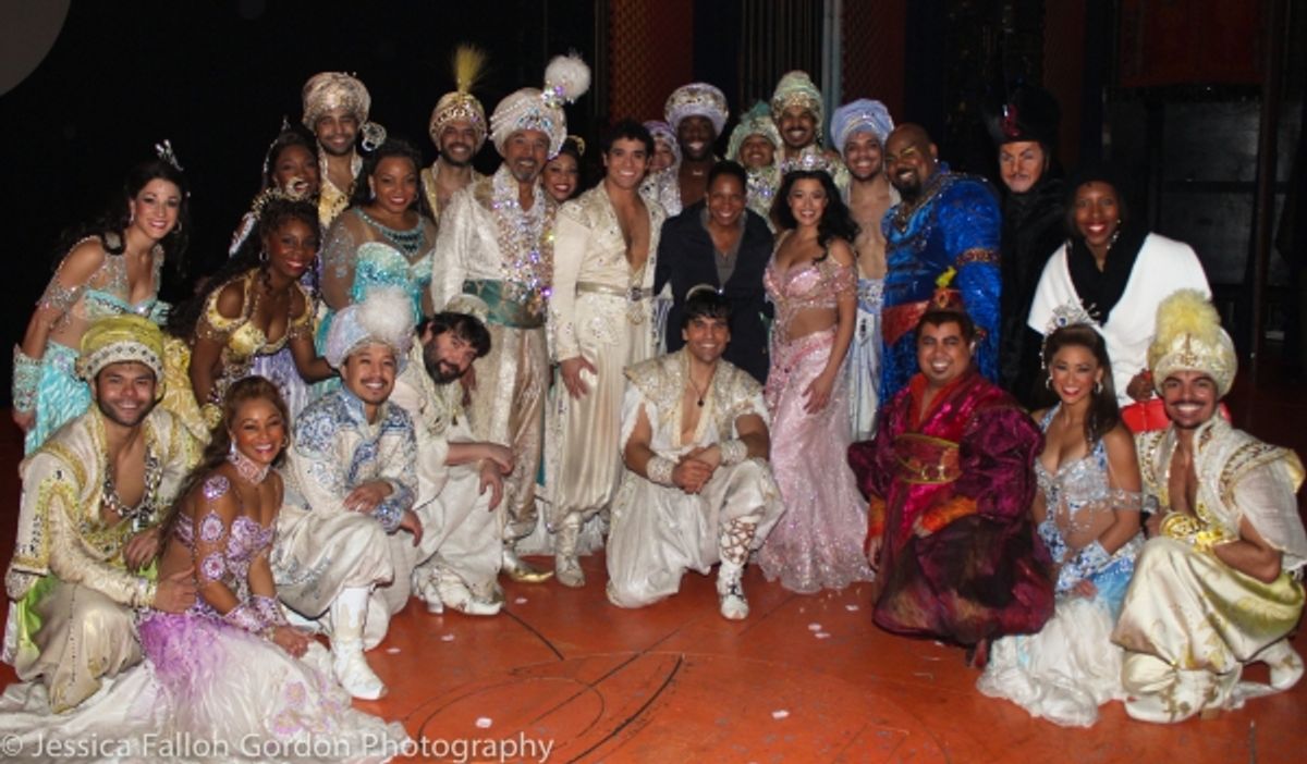 Audra McDonald with the cast at 