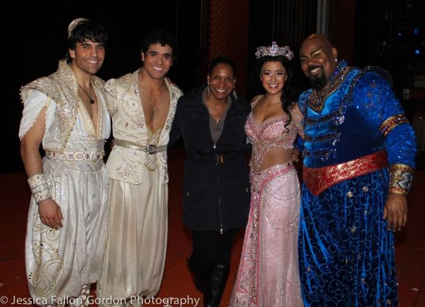 Steel Burkhardt, Adam Jacobs, Audra McDonald, Courtney Reed and James Monroe Iglehart Photo