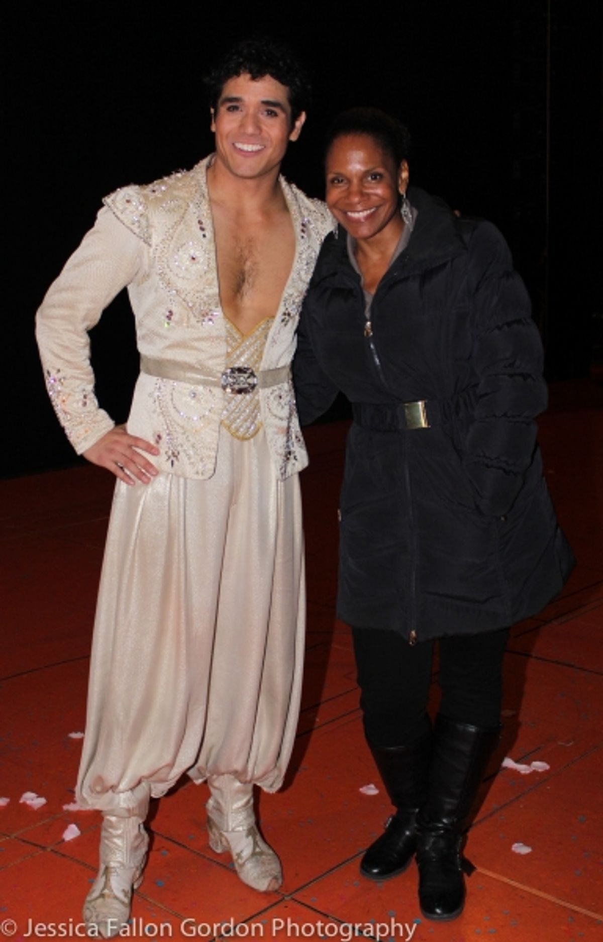Adam Jacobs and Audra McDonald at 