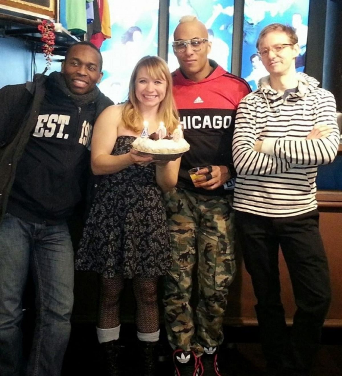 Kevin Douglas, Lauren Hirte, Anthony Fleming III and Samuel Taylor at 