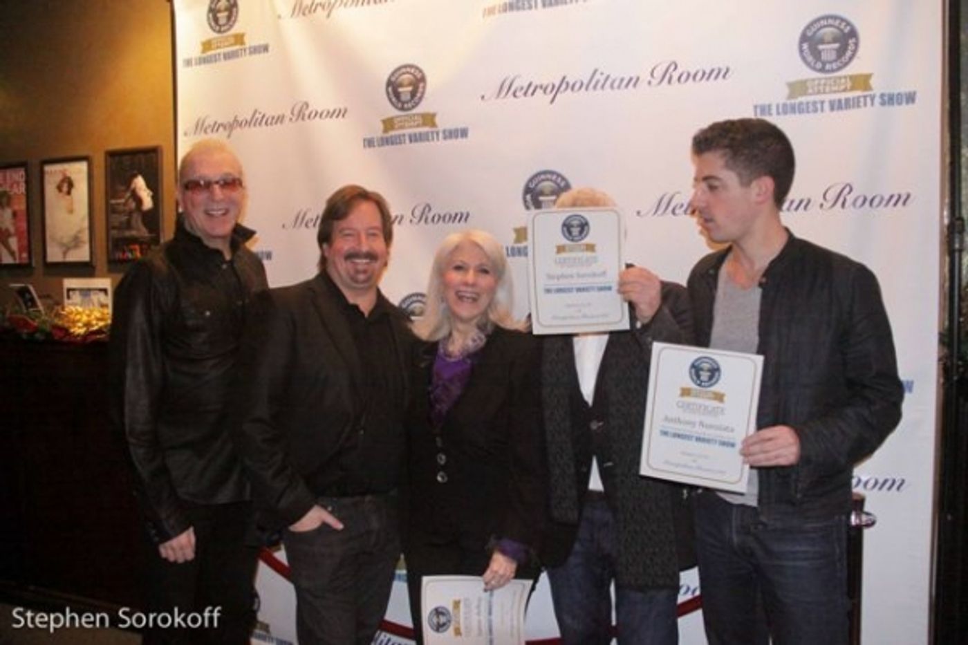 Photo Coverage: Jamie deRoy, Stephen Sorokoff, Anthony Nunziata, Wade Preston Perform in THE LONGEST VARIETY SHOW at the Metropolitan Room  Image