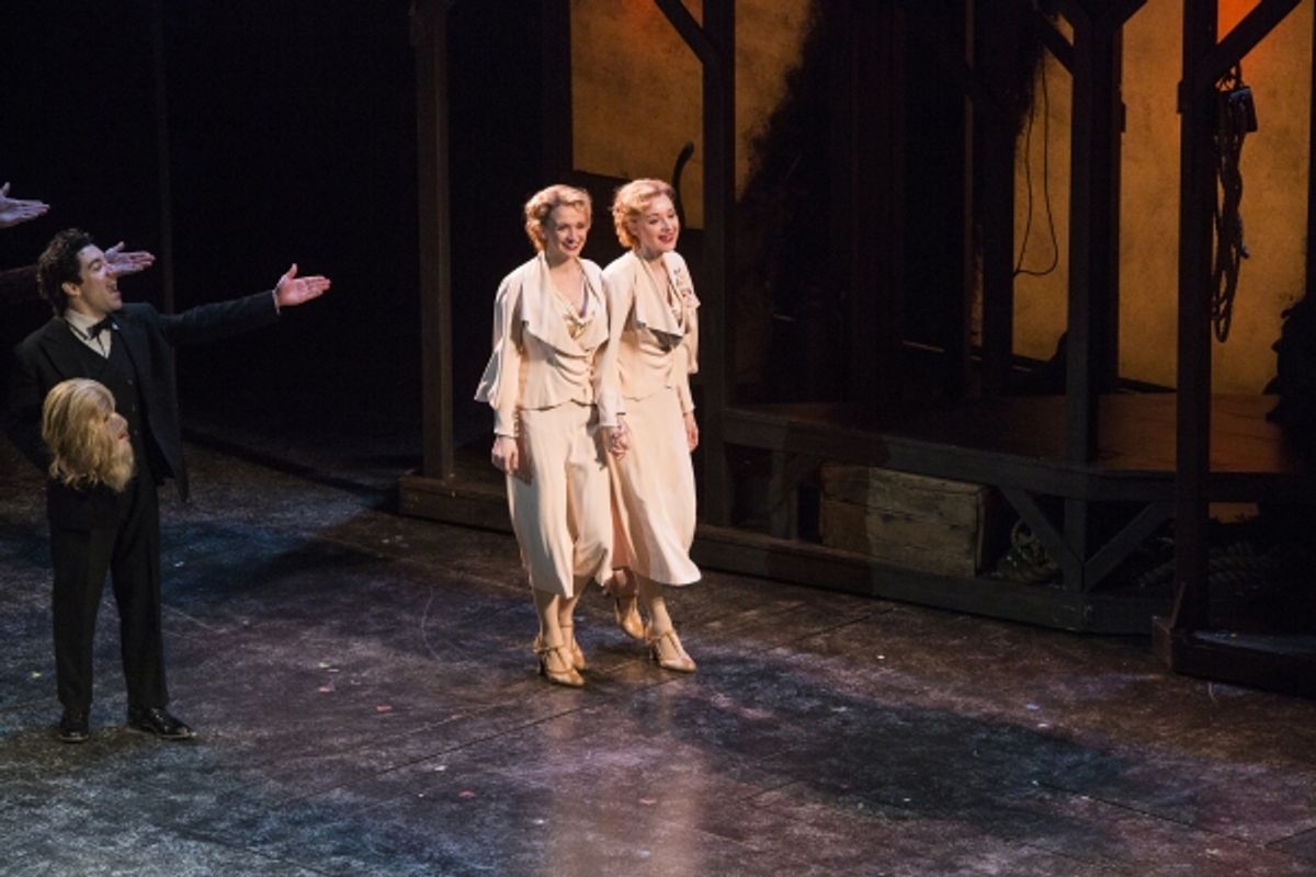 Emily Padgett and Erin Davie at 