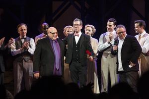 Henry Krieger, Bill Russell, Bill Condon and the Cast of "Side Show" Photo