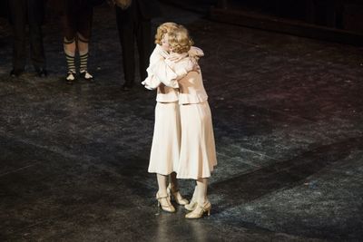 Emily Padgett and Erin Davie Photo