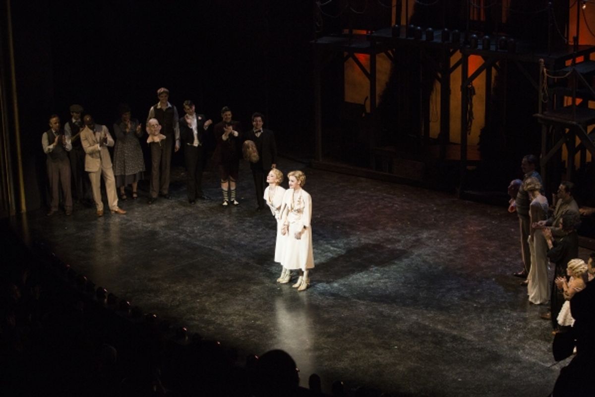 Emily Padgett, Erin Davie and the Cast of 'Side Show' at 