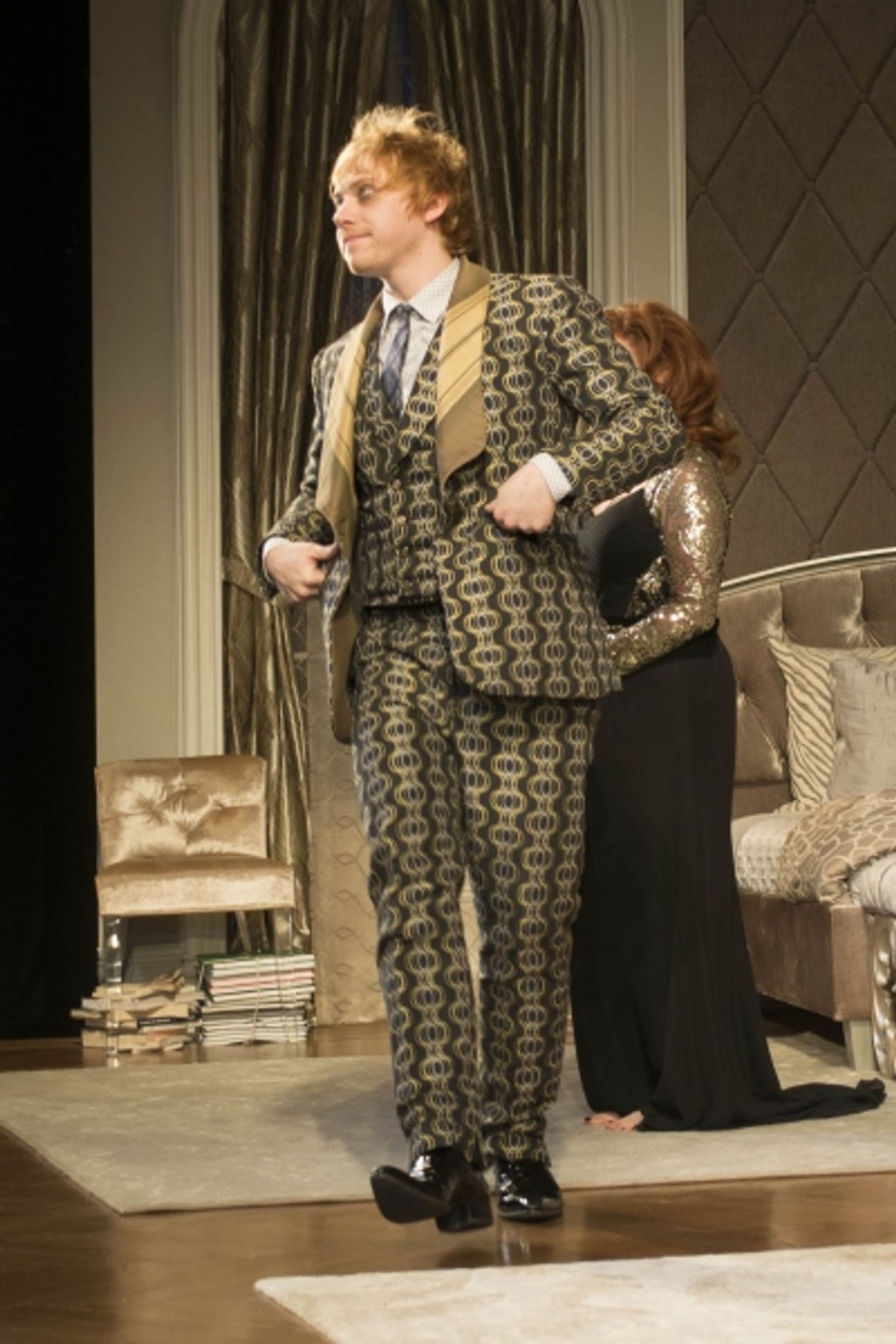 Photo Flash: Megan Mullally, Rupert Grint & Nathan Lane Take Final Bows in IT'S ONLY A PLAY  Image