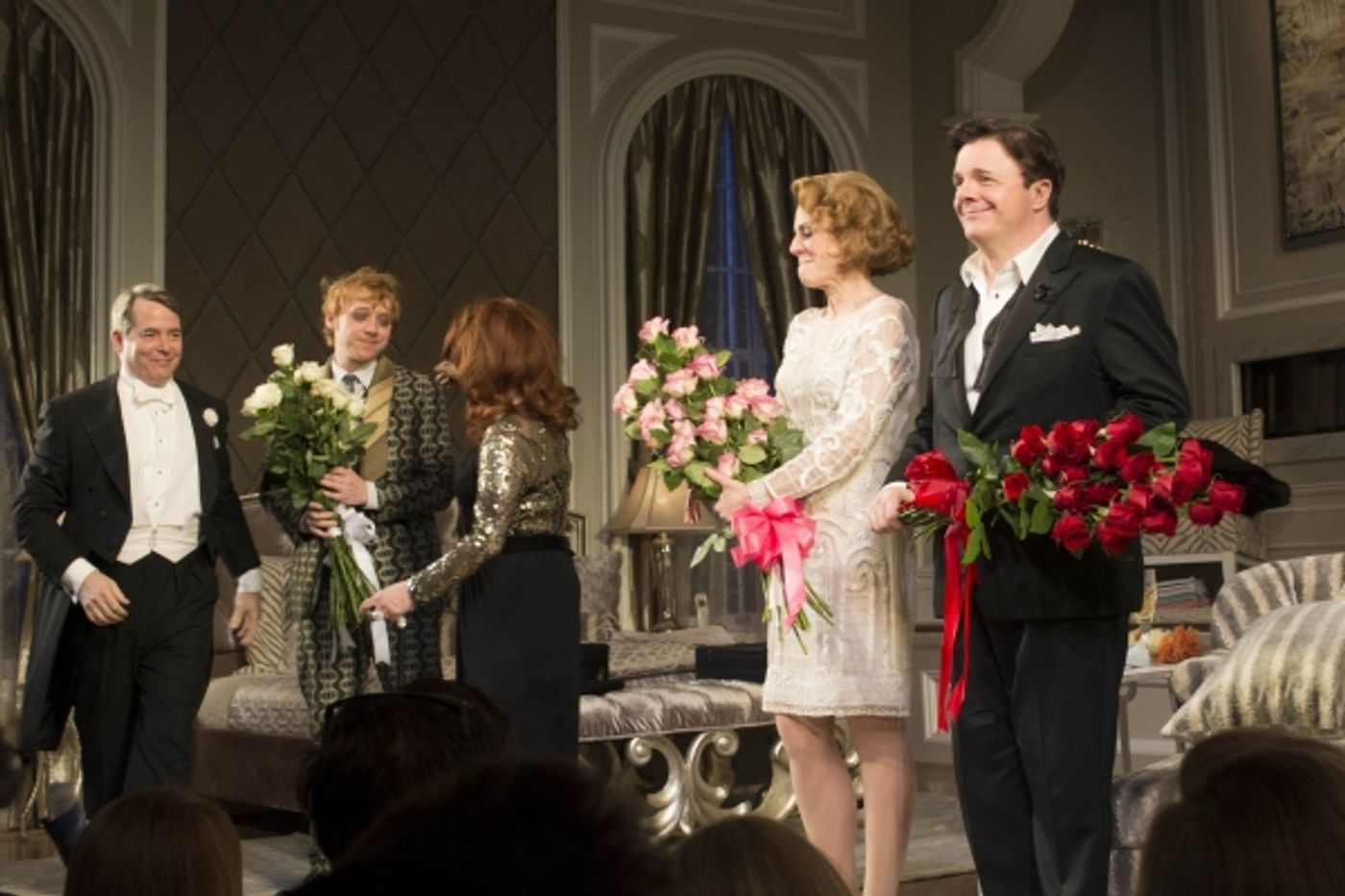 Photo Flash: Megan Mullally, Rupert Grint & Nathan Lane Take Final Bows in IT'S ONLY A PLAY  Image