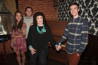 Taking a break backstage during rehearsals for LA Next Great Stage Star - Hagin Cho,  Photo