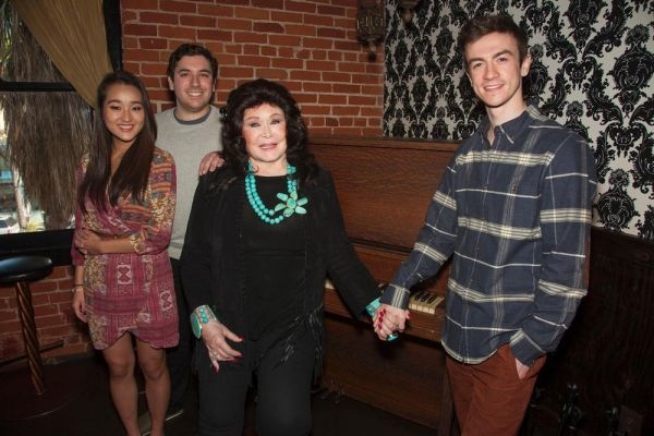 Taking a break backstage during rehearsals for LA Next Great Stage Star - Hagin Cho,  Photo