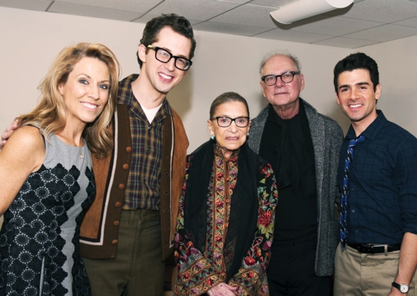 Photo Flash: Backstage With Justice Ruth Bader Ginsburg, Sheryl Crow, and the Cast of DINER  Image