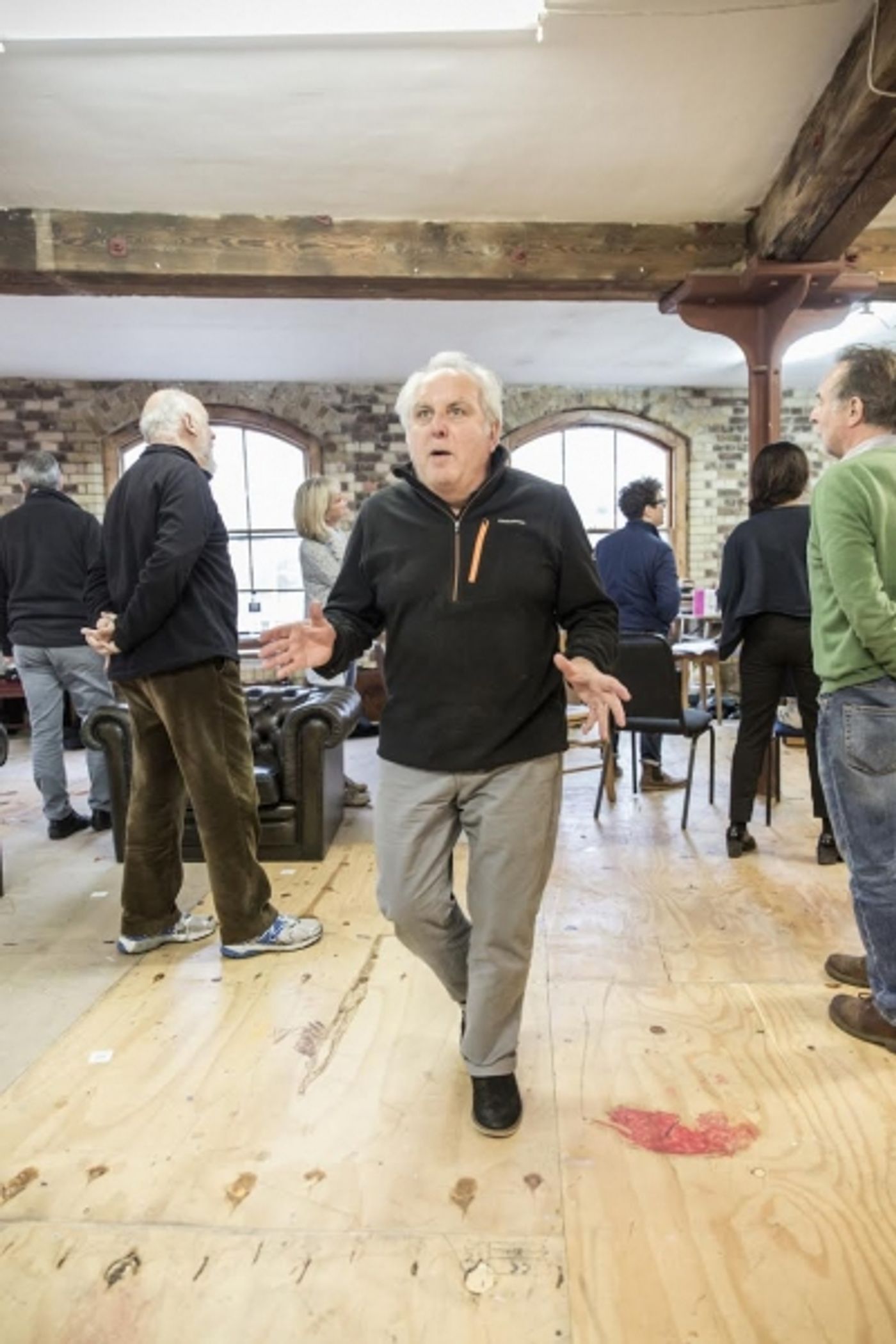 Photo Flash: In Rehearsal for Trafalgar's THE RULING CLASS with James McAvoy!  Image