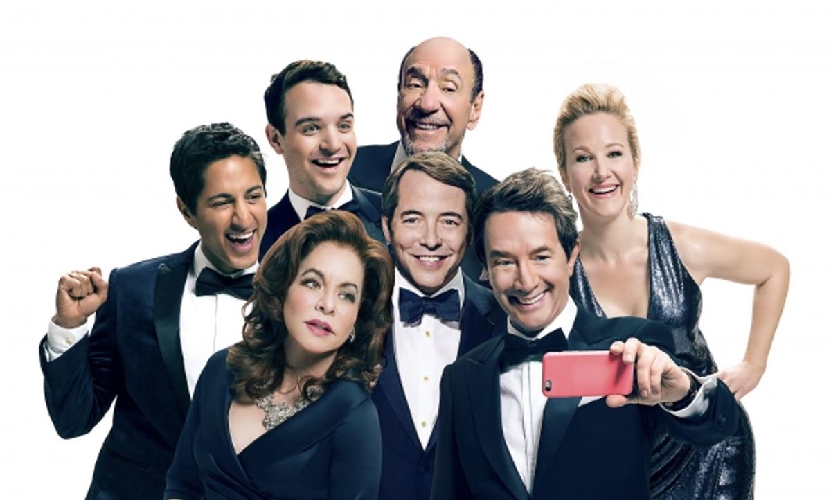 Maulik Pancholy, Stockard Channing, Micah Stock, Matthew Broderick, F. Murray Abraham, Martin Short, Katie Finneran at 